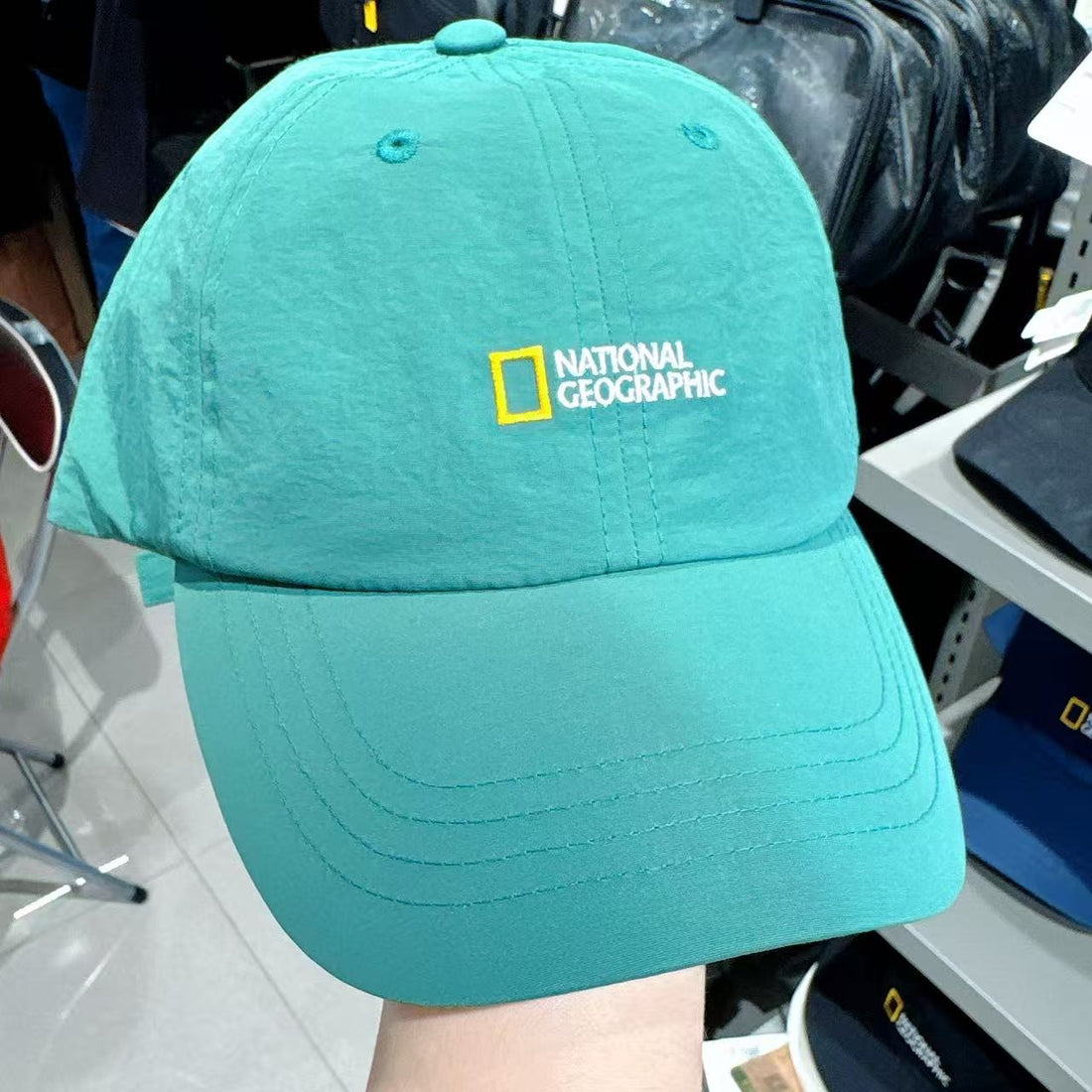 韓國 National Geographic Logo Lightweight Cap【NG027】