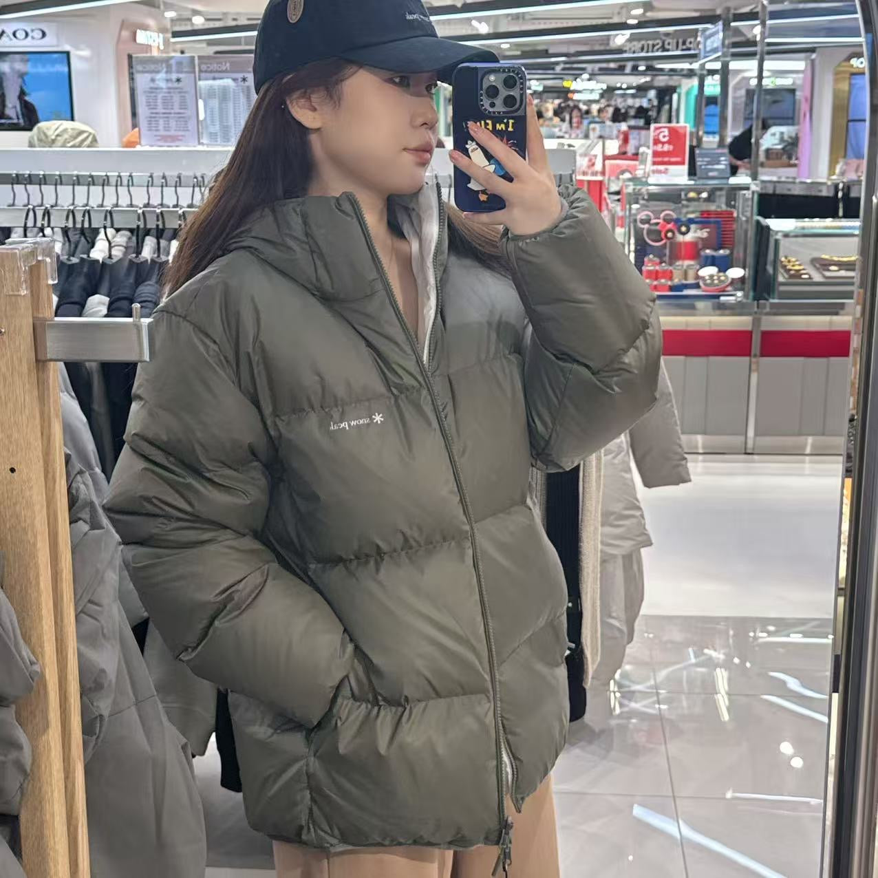 韓國 Snowpeak 男女同款 Airnova Pertex Reversible Hooded Heavy Down Jacket 雙面款 (鴨絨)【SN059】