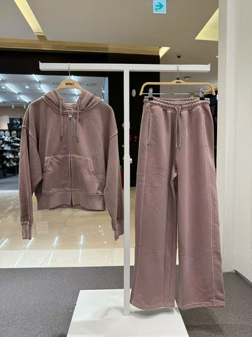 韓國 SPAO Pigment Wide Sweatpants【SP236】