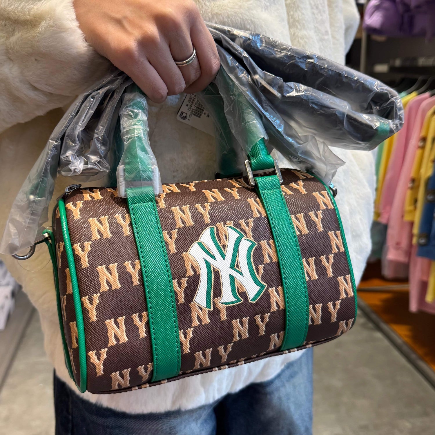 韓國 MLB Dia Poritiv Coated Canvas Rich New York Yankees 【MB087】 - STT Mall HK 靚太網購