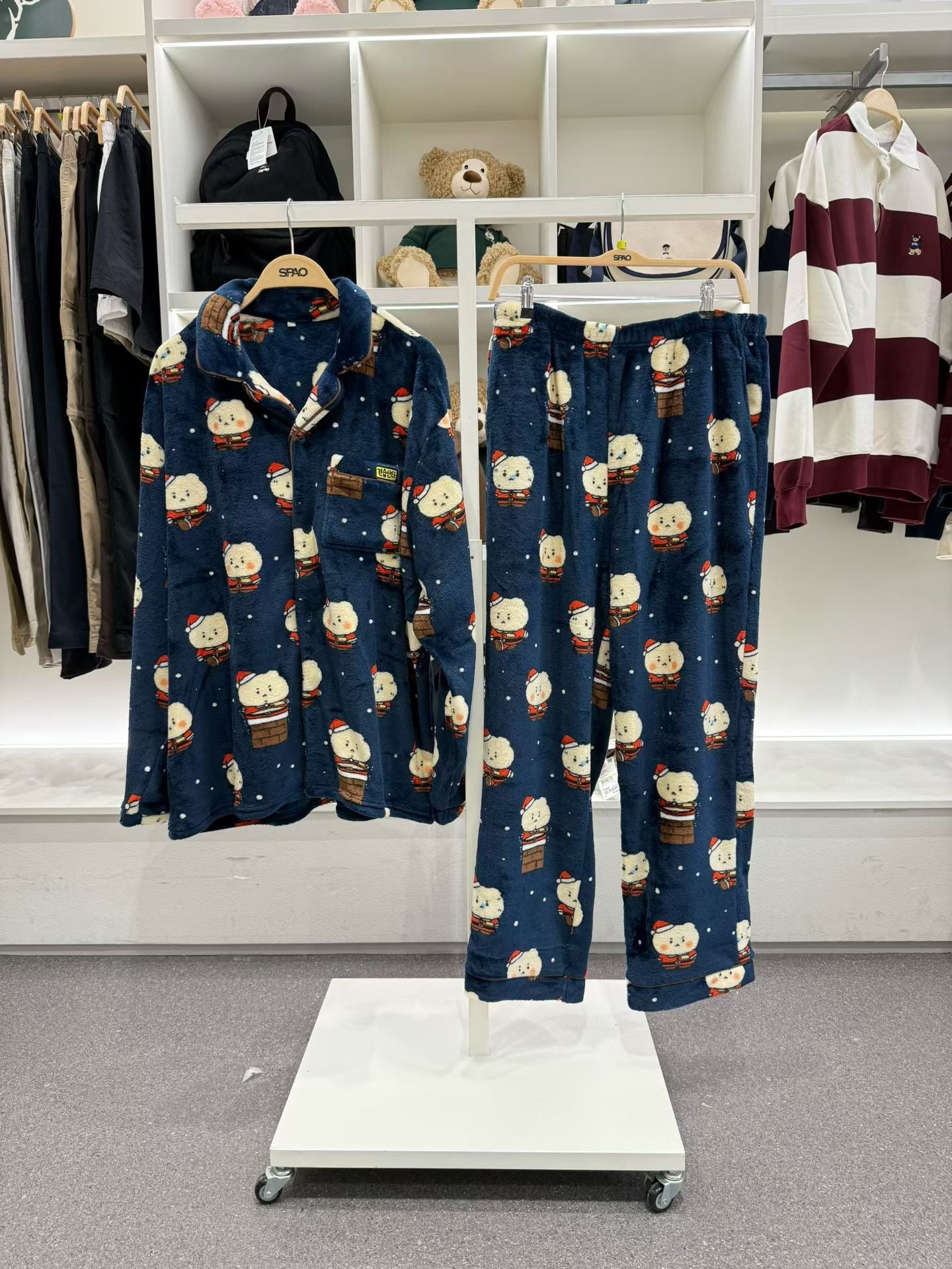 韓國 SPAO Mangled Bear Sleeping Pajamas to Wear with Buangdan【SP276】