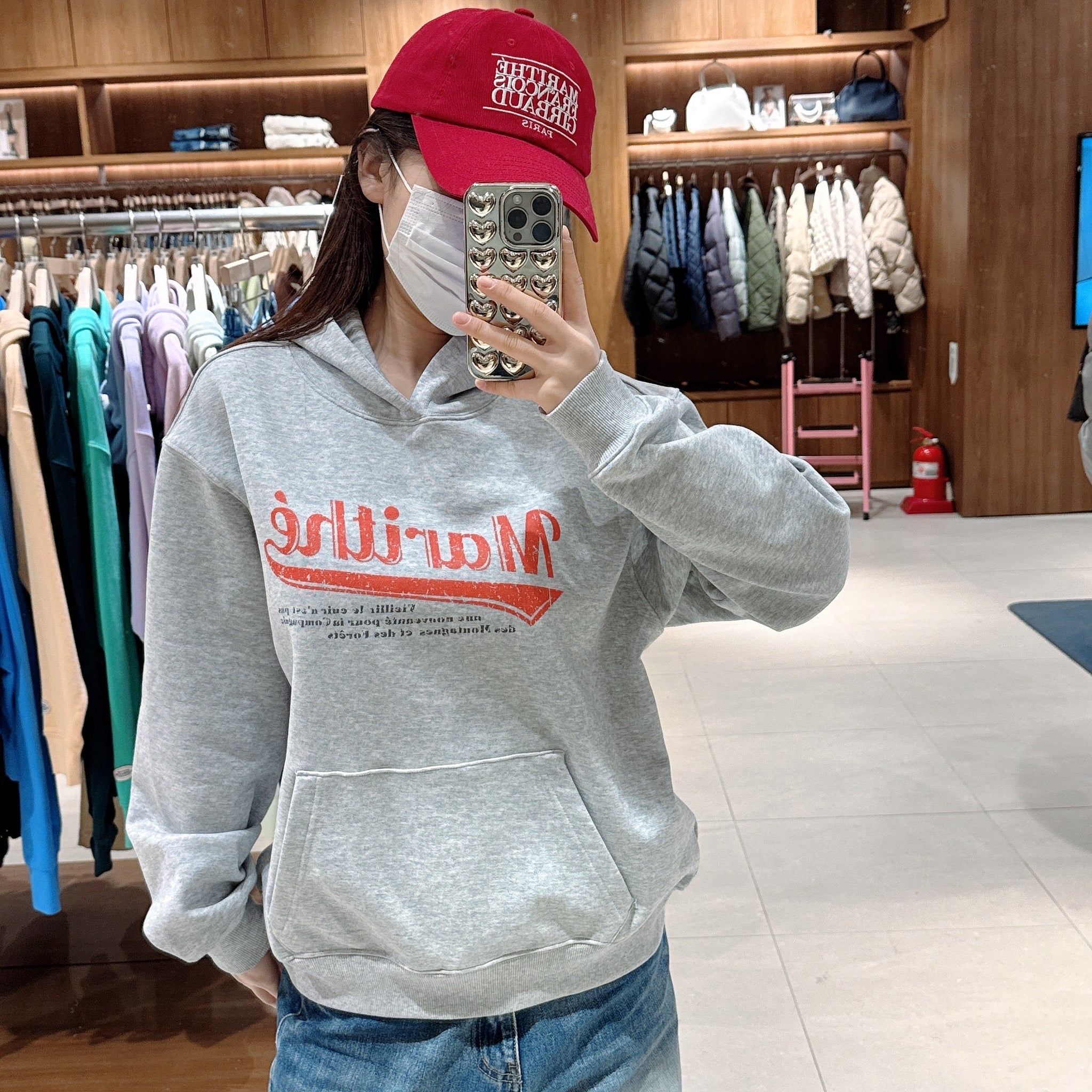 韓國 Marithe Francois Girbaud Heather Grey,Navy 【MF228】 - STT Mall HK 靚太網購