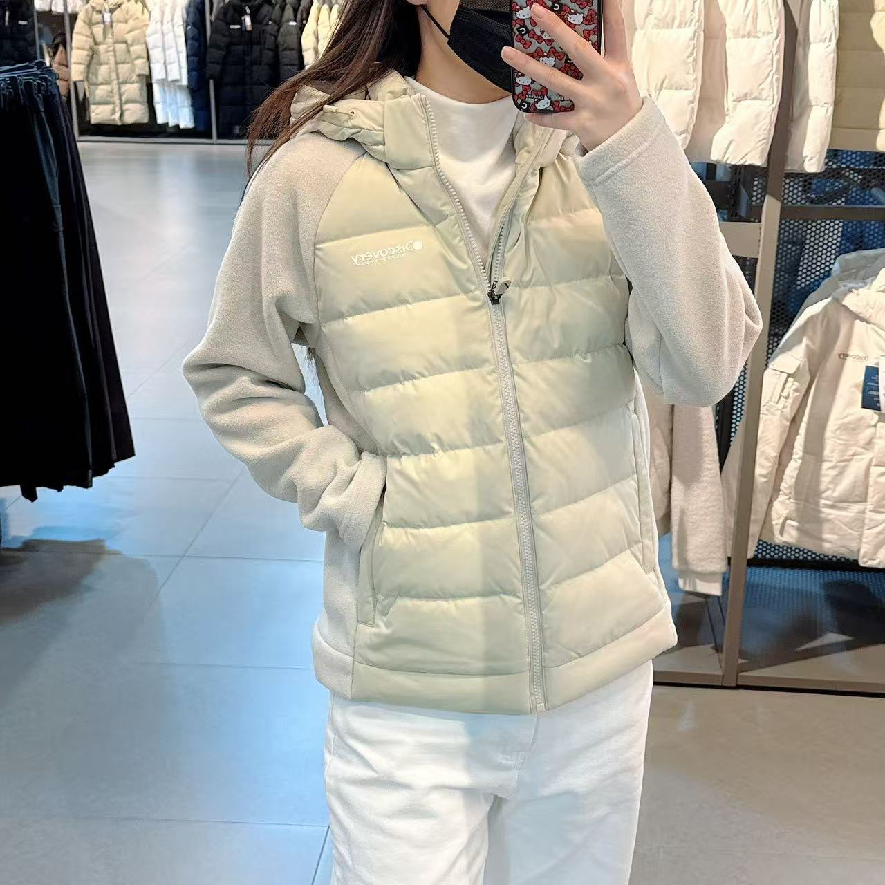 韓國 Discovery Women's Exinus Fleece HB Lightweight Padding (鵝絨)【DY128】