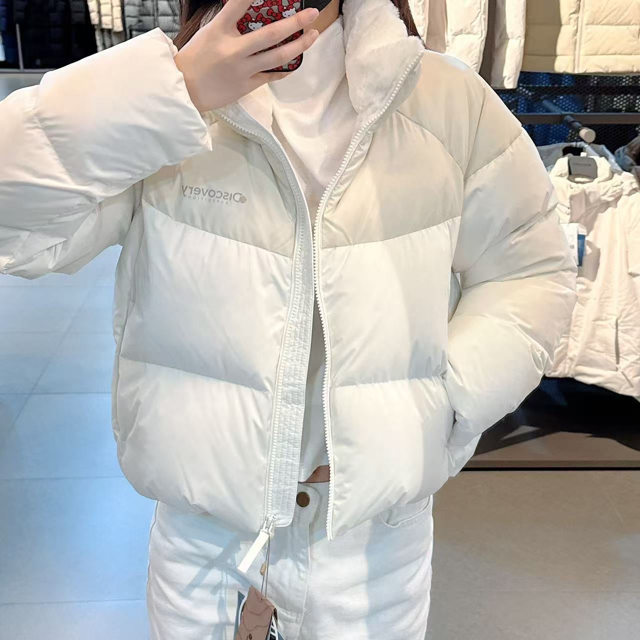 韓國 Discovery Women's Olive Crop Glow Down (鴨絨)【DY129】