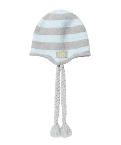 韓國 Wacky Willy Striped Tassel Beanie【WW076】