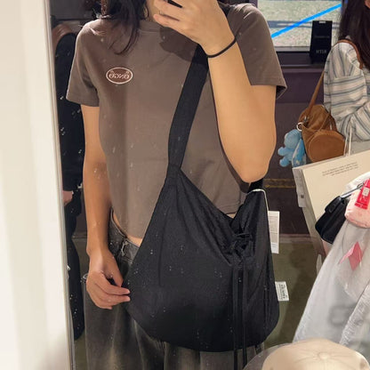 韓國 ONGO Grid Nylon Knot Bag【ON018】