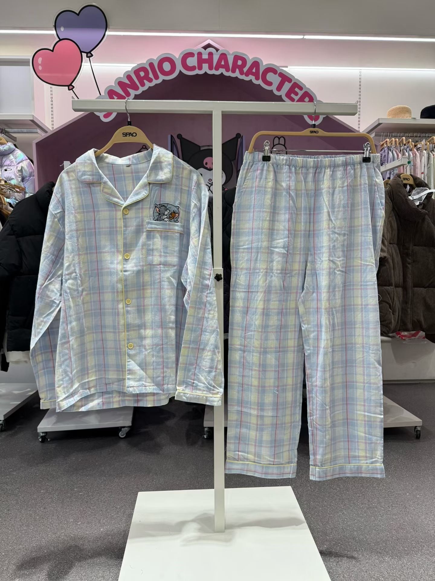 韓國 SPAO Tom and Jerry Flannel Pajamas【SP286】