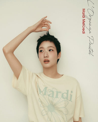 韓國 Mardi Mercredi TSHIRT FLOWERMARDI【MM039】