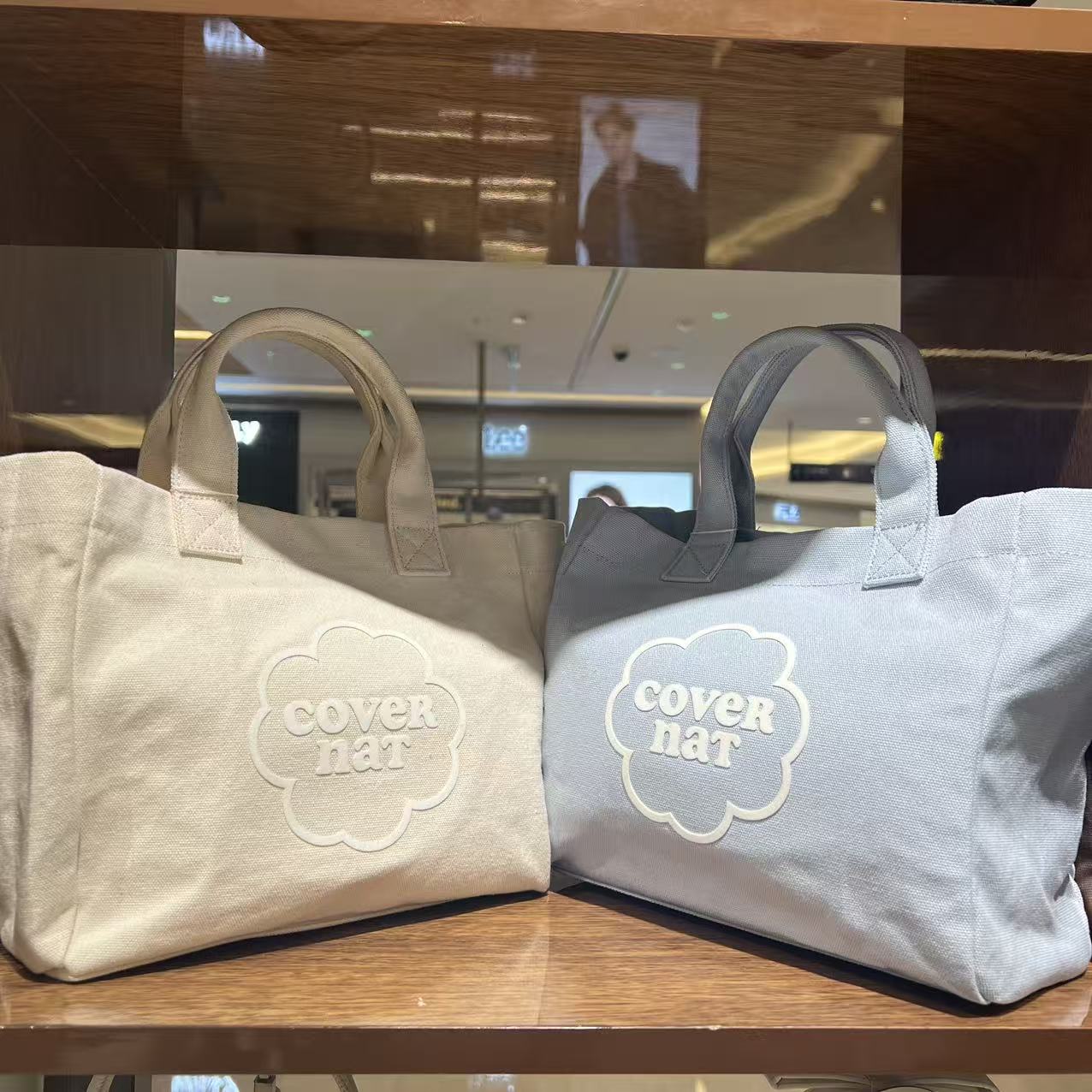 韓國 Covernat Cloverheart Canvas Mini Tote Bag【CO007】