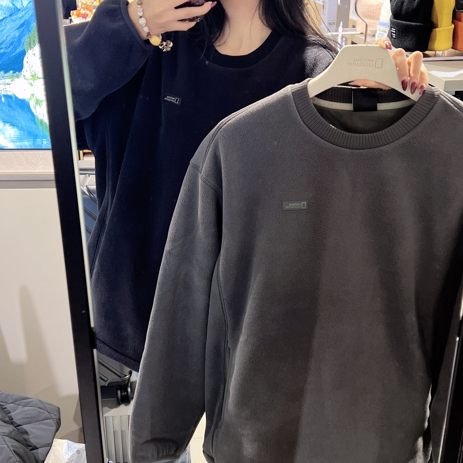 韓國 National Geographic Naos Fleece Long Sleeves【NG139】