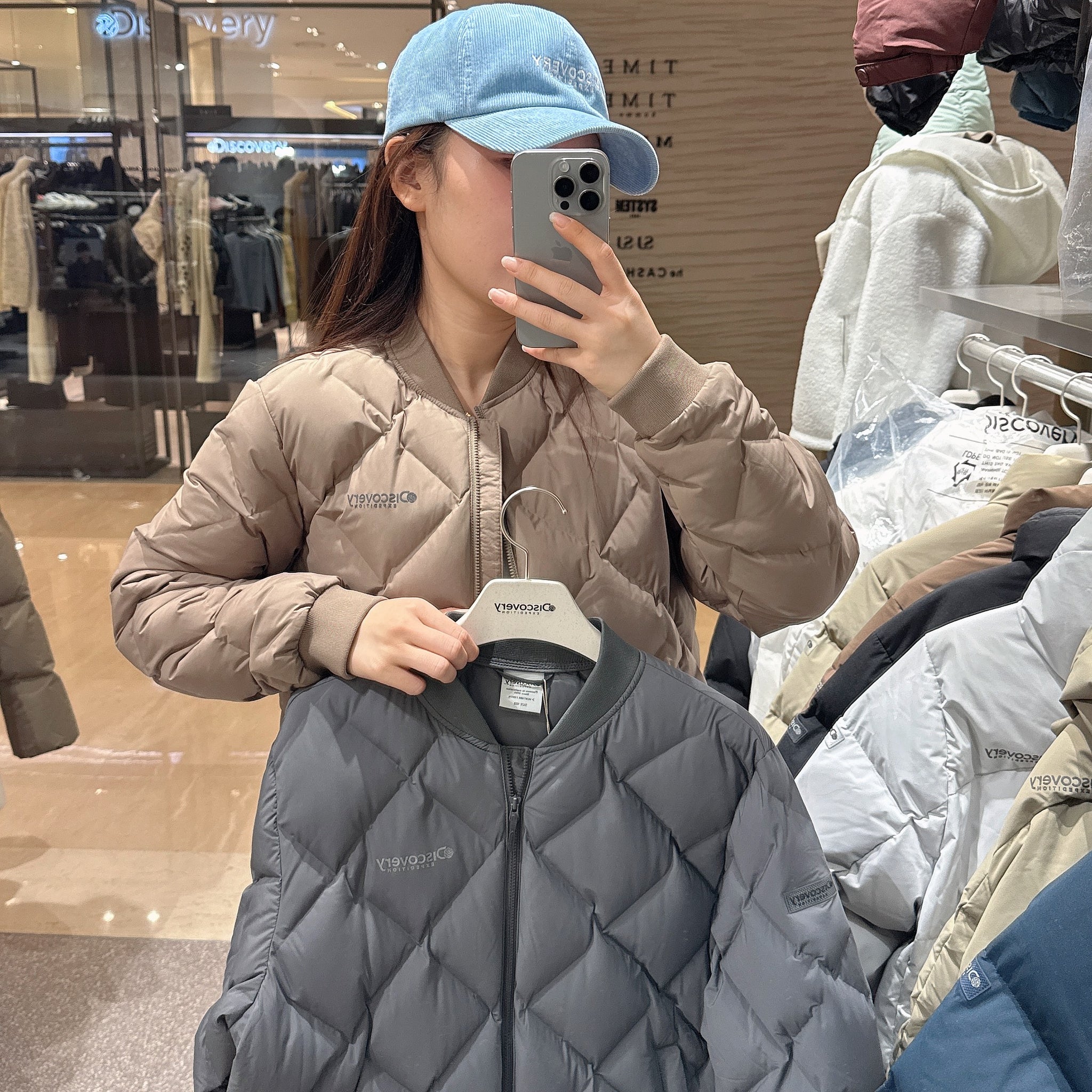 韓國 Discovery Women's Dihas Tube Down Lightweight Padding【DY123】