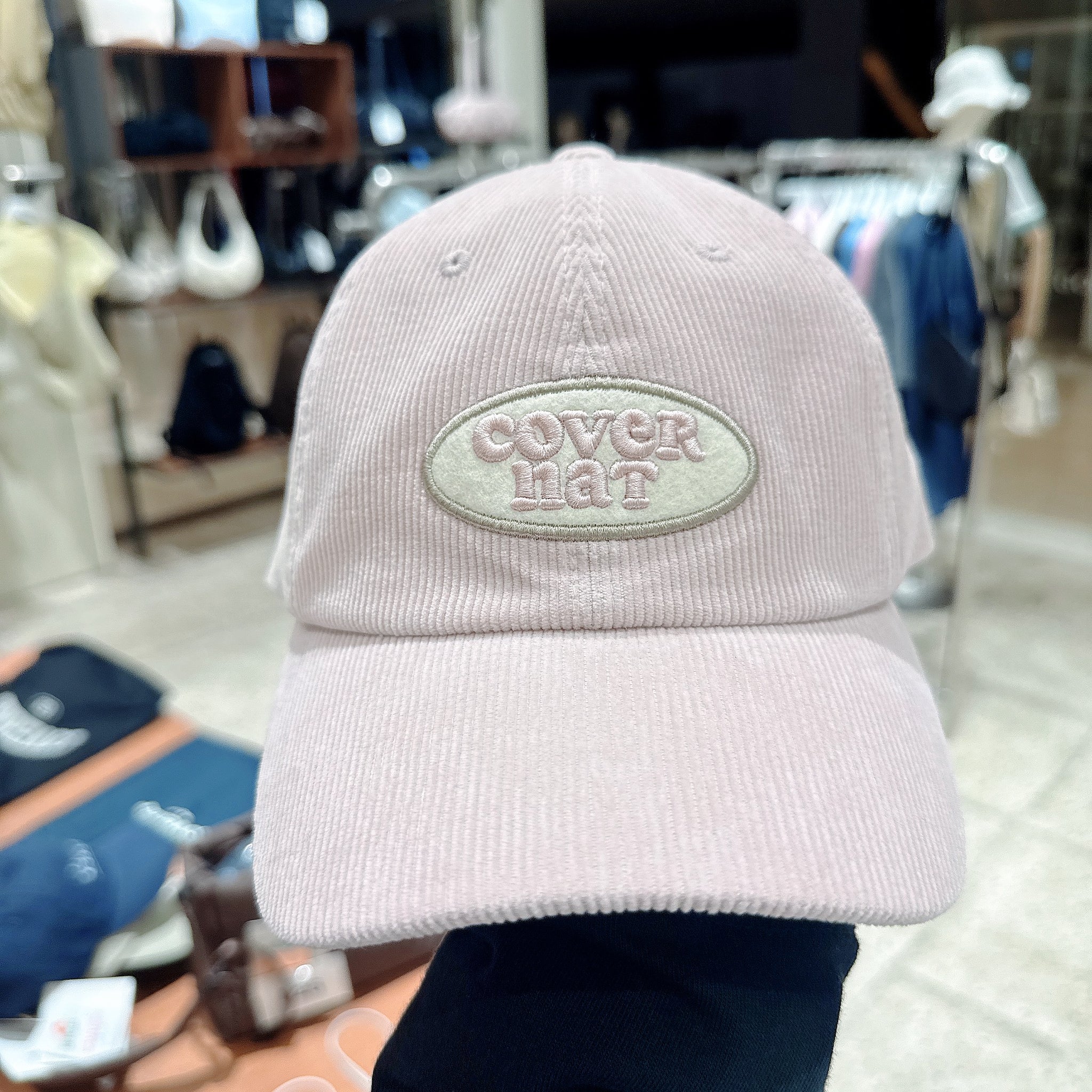 韓國 Covernat Cloverheart Corduroy Wappen Ball Cap【CO080】