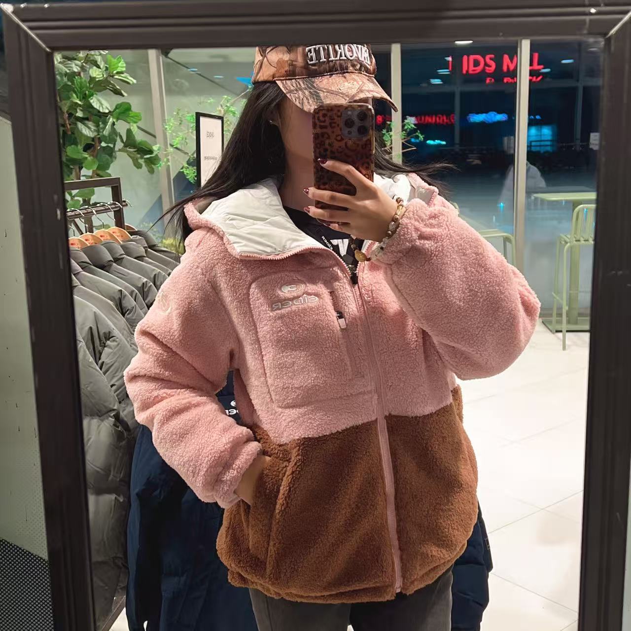 韓國 Eider Rib Hood 2 UNI Fleece Reversible Down Jacket【ER091】