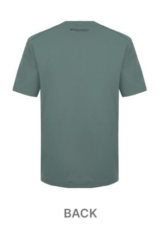 韓國 Discovery Men's Aberdeen Small Logo Short Sleeve T-Shirt凉爽防晒面料【DY045】