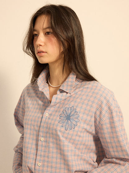 韓國 Mardi Mercredi Cotton Shirt Check【MM287】