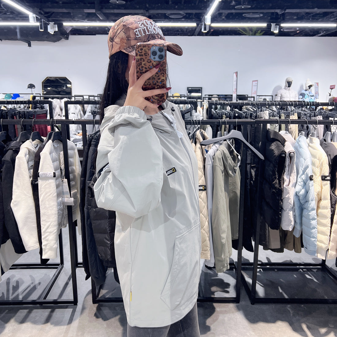 韓國 National Geographic Archelon Woven Stretch Training Hoodie Zip-Up【NG089】