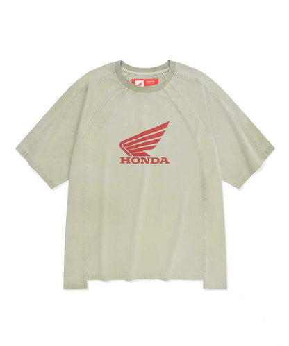 韓國 Honda Vintage Cutoff T-shirt PG【HA004】