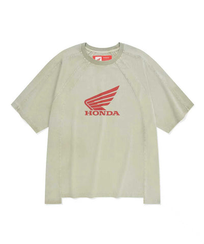 韓國 Honda Vintage Cutoff T-shirt PG【HA004】