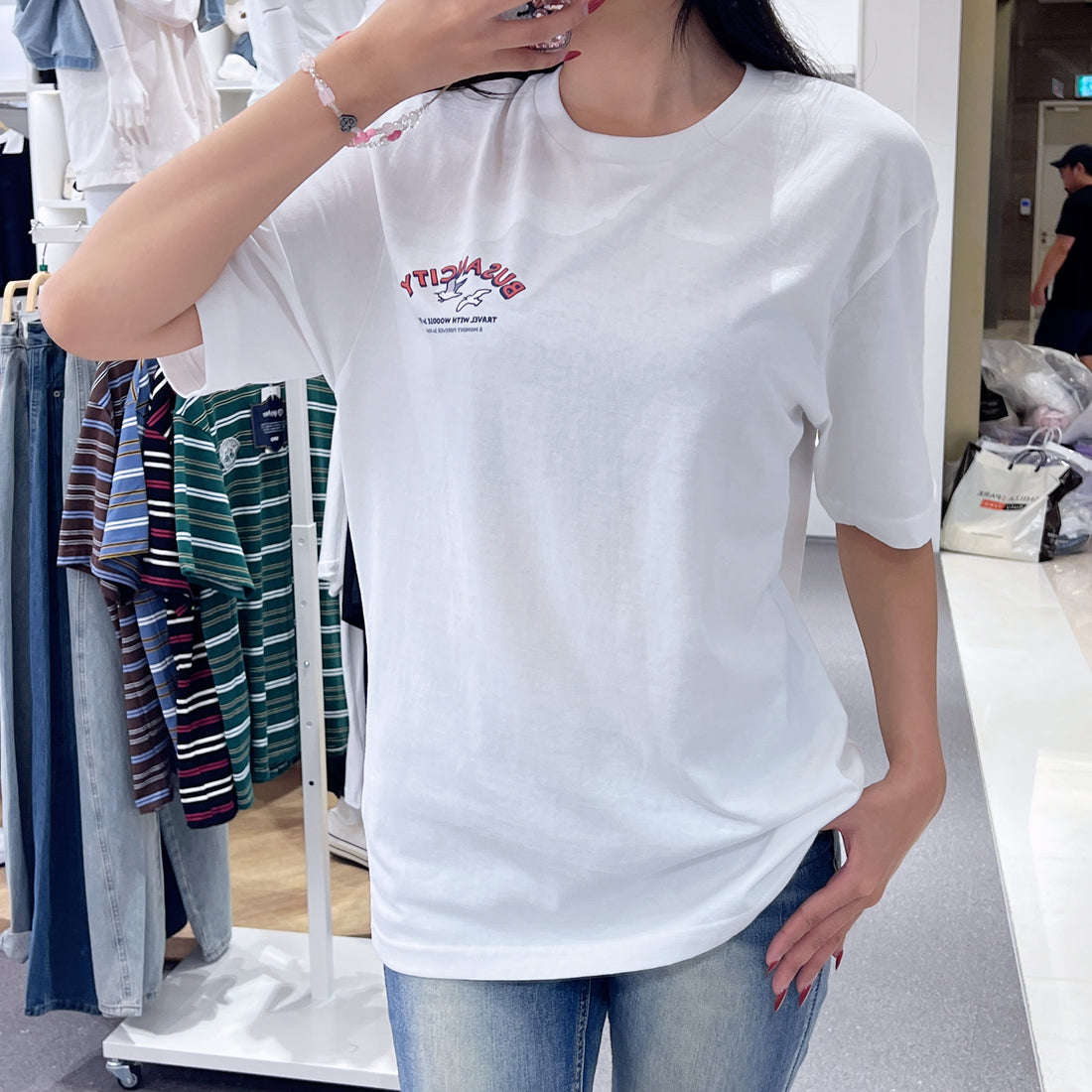 韓國 SPAO Busan Tour Short Sleeve T-shirt【SP189】