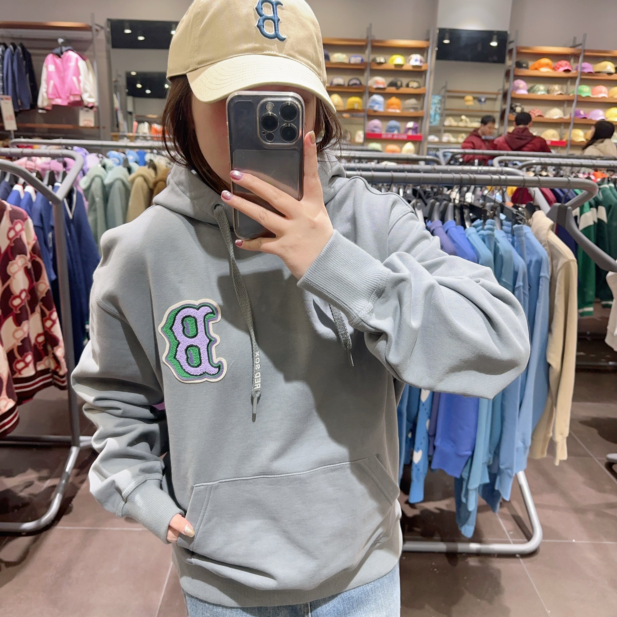 韓國 MLB MEGA OVERFIT HOODIE【MB155】