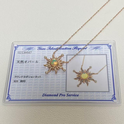 日本直送 歐泊Opal 太陽項鍊【JS360】