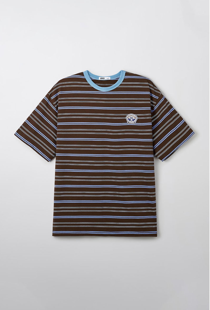 韓國 SPAO Striped Short Sleeve T-Shirt【SP176】