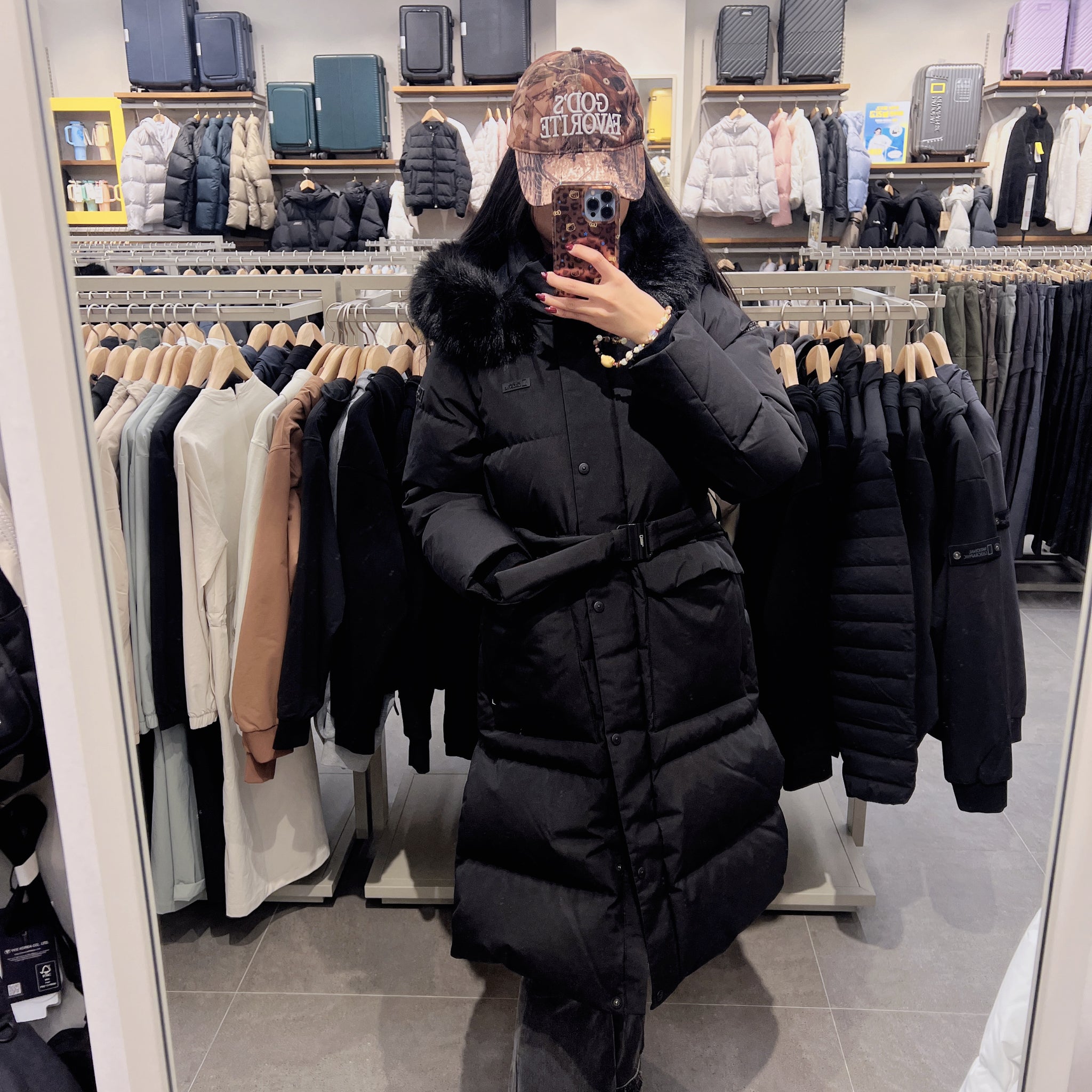 韓國 National Geographic Women's Atlas Windstopper Long-Length Goose Down Jumper (鵝絨)【NG221】