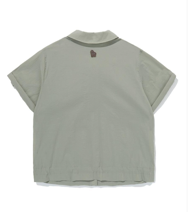 韓國 BBC String Short Sleeve Shirt【BC082】