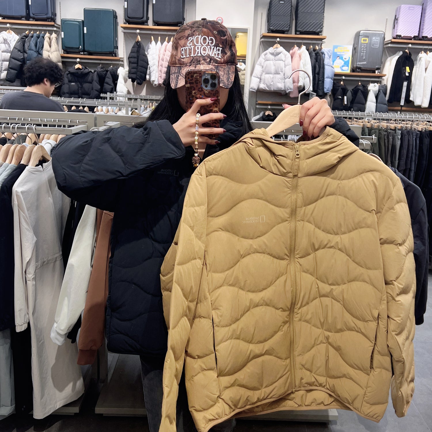 韓國 National Geographic Fowlie Hoodie Tube Duck Down Jumper (鴨絨)【NG210】