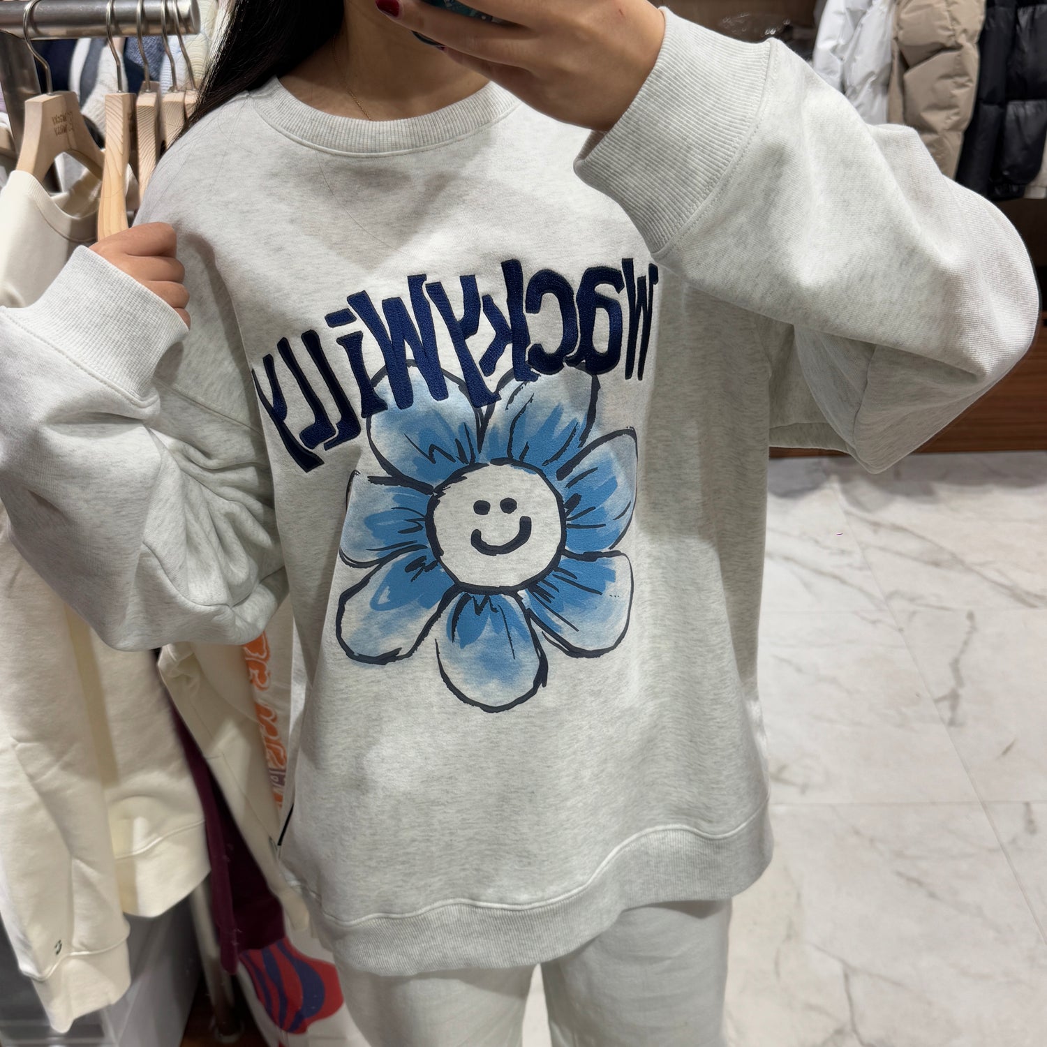 韓國 Wacky Willy Flory Graphic Hoodie【WW042】 - STT Mall HK 靚太網購