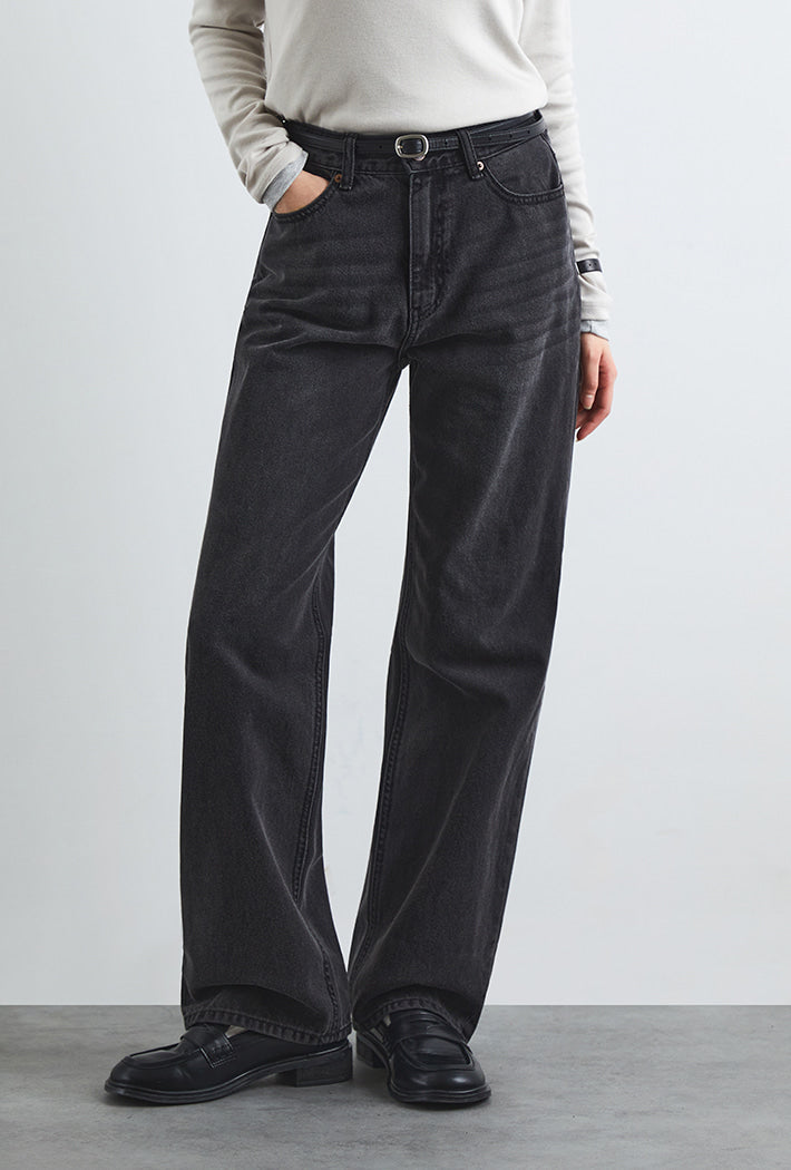 韓國 SPAO Straight Jeans【SP369】