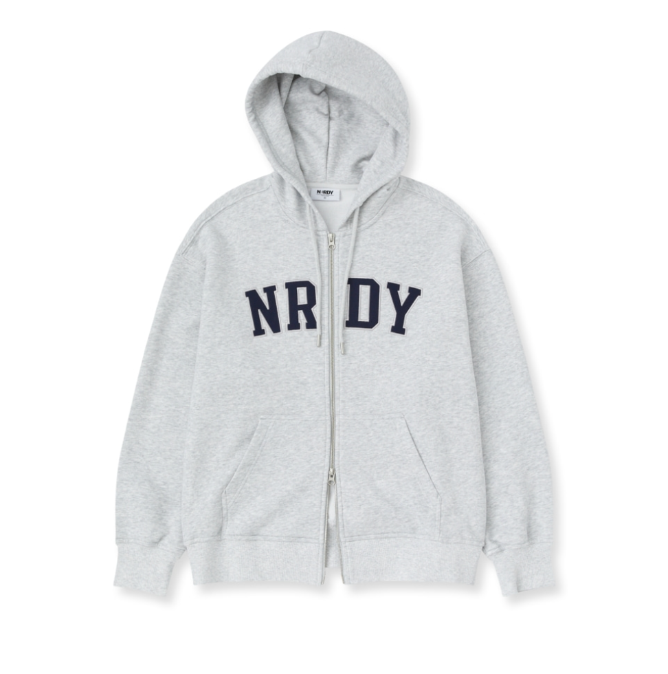 韓國 Nerdy Arch Logo Hoodie Zip-Up【NY042】