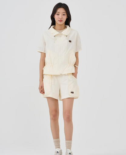 韓國 BBC String Short Sleeve Jacket【BC088】