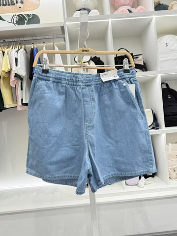 韓國 SPAO Women's Denim Banding Shorts【SP104】