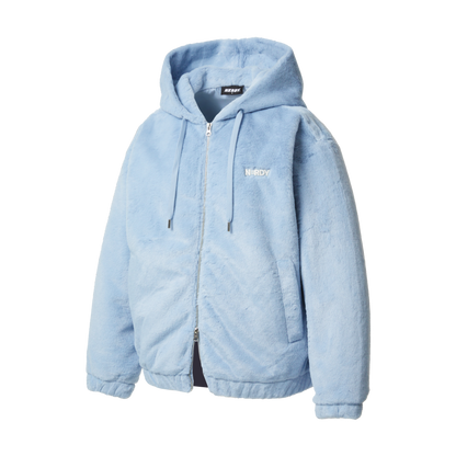 韓國 Nerdy Fur Hoodie Zip-Up【NY070】