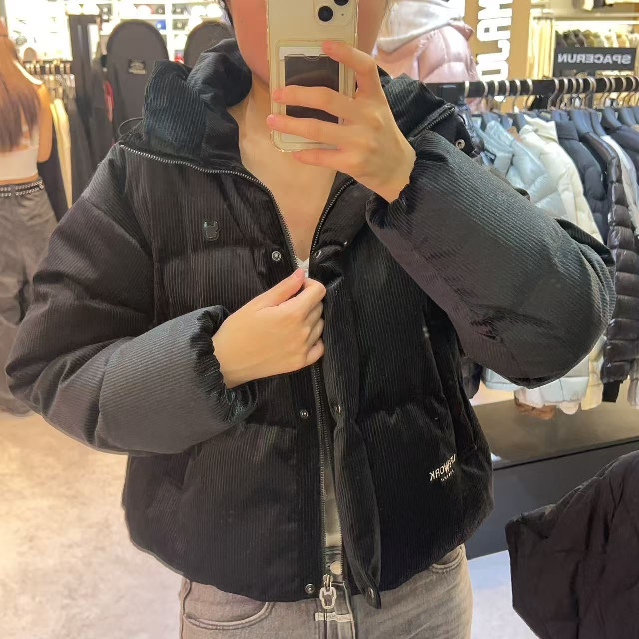 韓國 LifeWork Women's Soft Hooded Short Down Padding (鴨絨)【LW017】