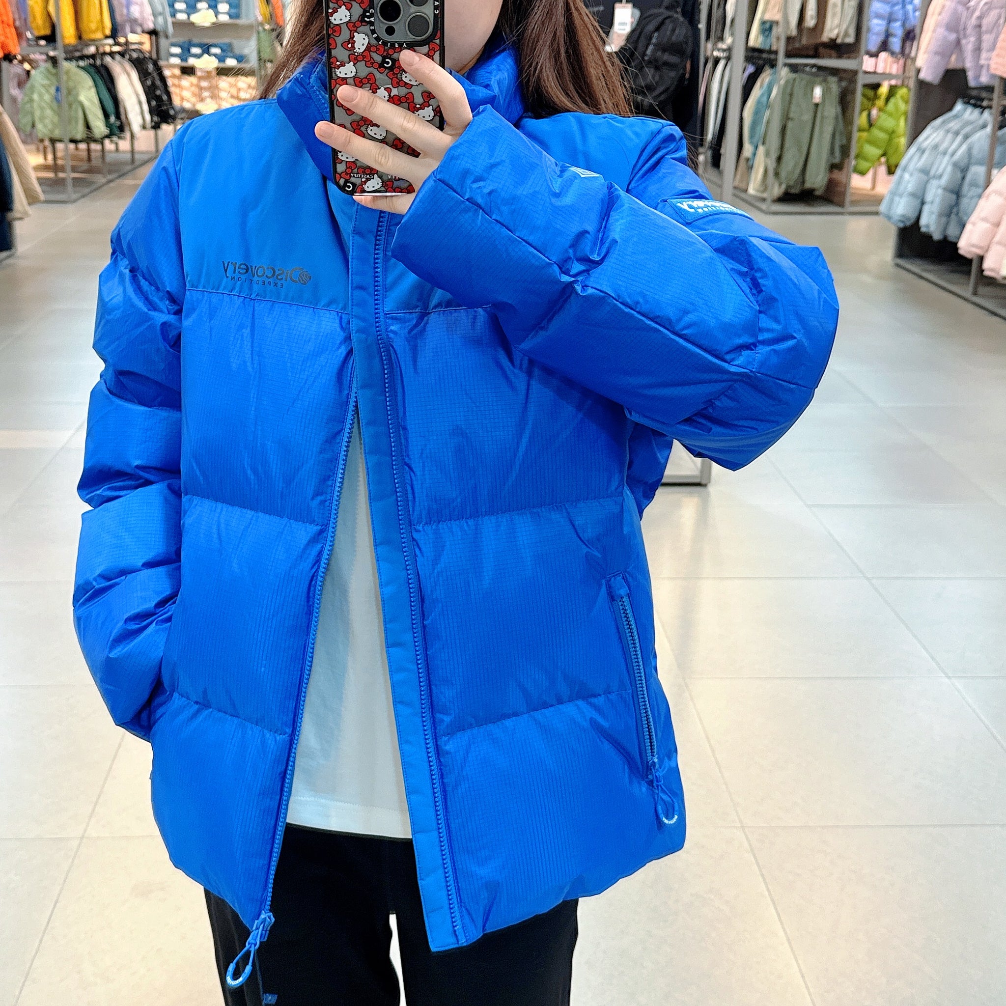 韓國 Discovery Men's Bergen Gore Windstopper Light High-Neck Goose Down Short
  Padding (鵝絨)【DY195】