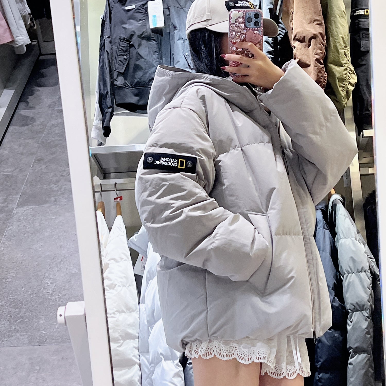 韓國 National Geographic Hooded Heron Down Jumper鵝絨【NG820】