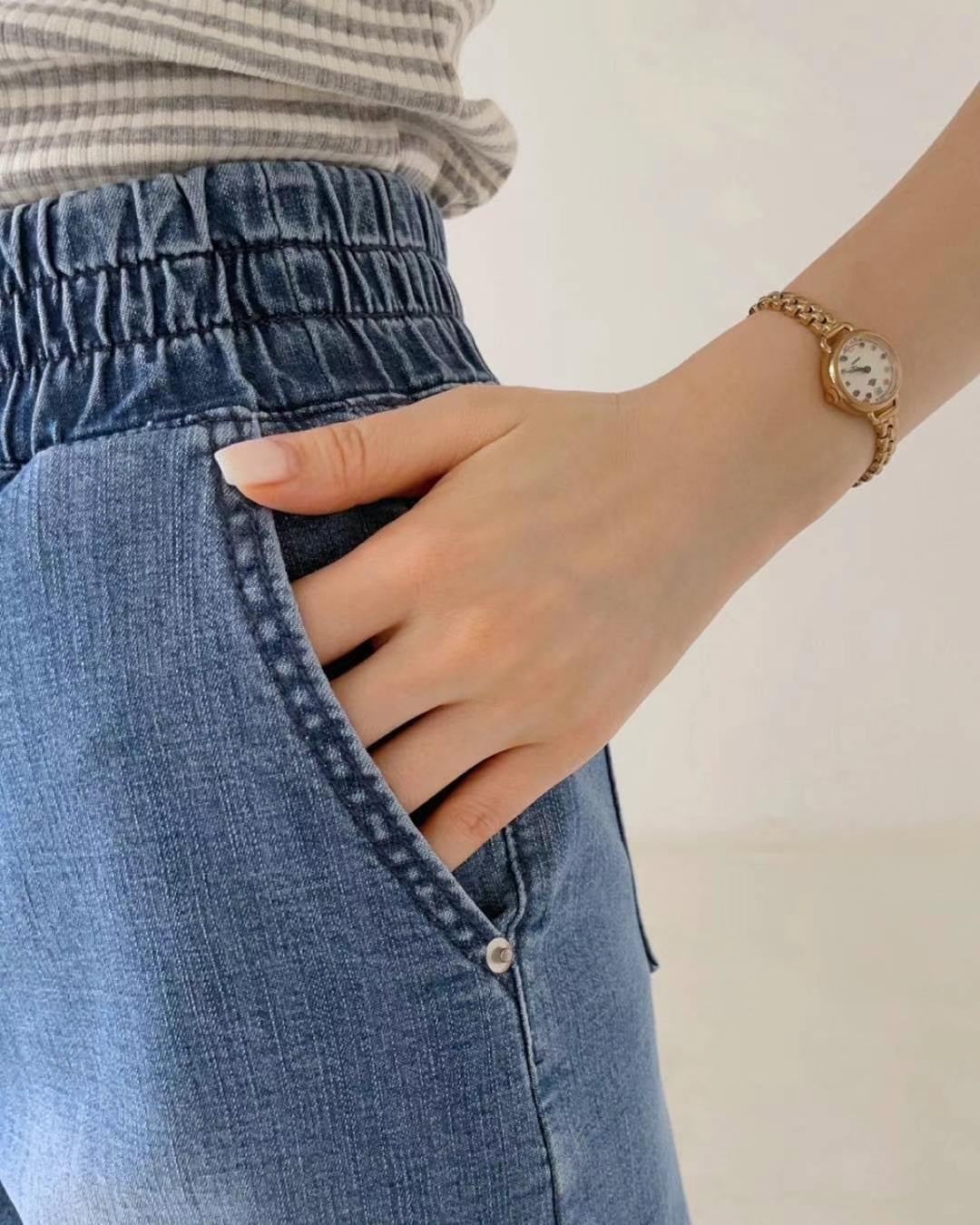 【現貨】韓國 HowLuk 牛仔褲(夏季款)【H2069】