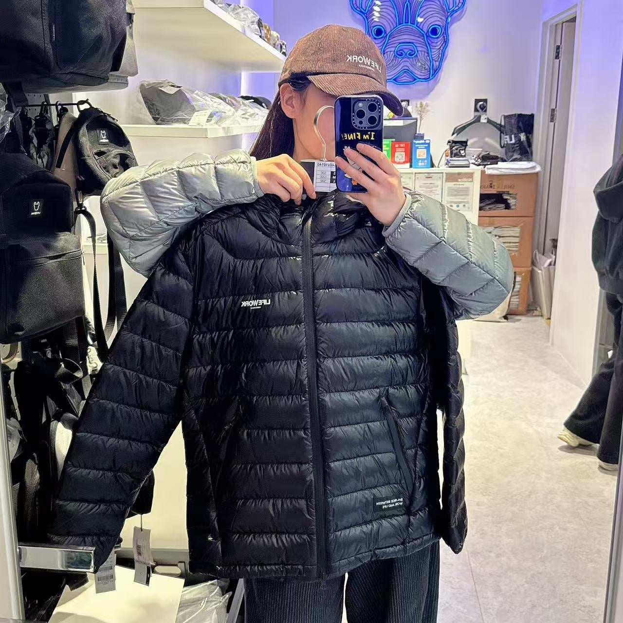 韓國 LifeWork Lite Glossy Hooded Down Jumper (鴨絨)【LW019】