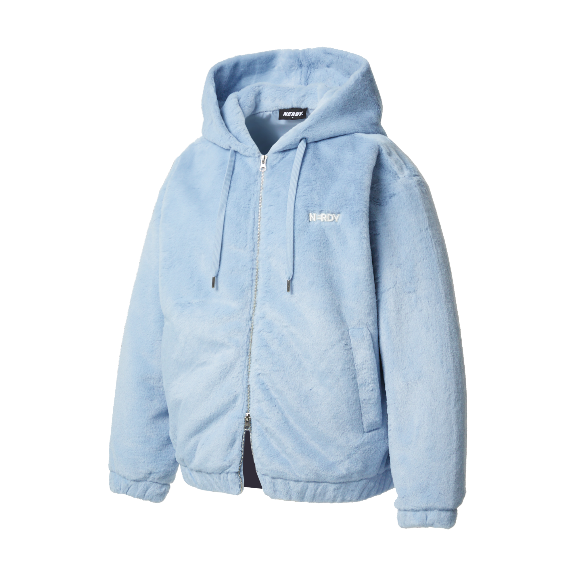 韓國 Nerdy Fur Hoodie Zip-Up【NY070】