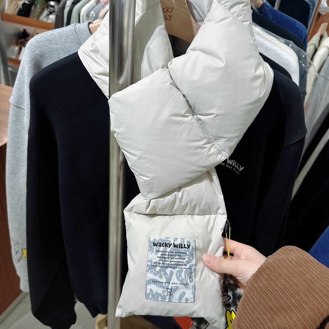 韓國 Wacky Willy Pertex Down Muffler (鴨絨)【WW116】