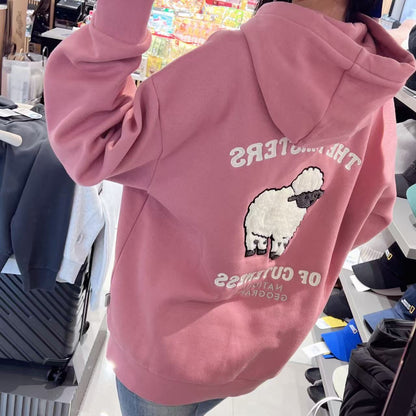 韓國 National Geographic Animal Graphic Semi-Overfit Hoodie【NG156】