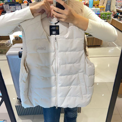 韓國 National Geographic 女裝 HERON 輕量 羽絨背心 (鵝絨)【NG013】