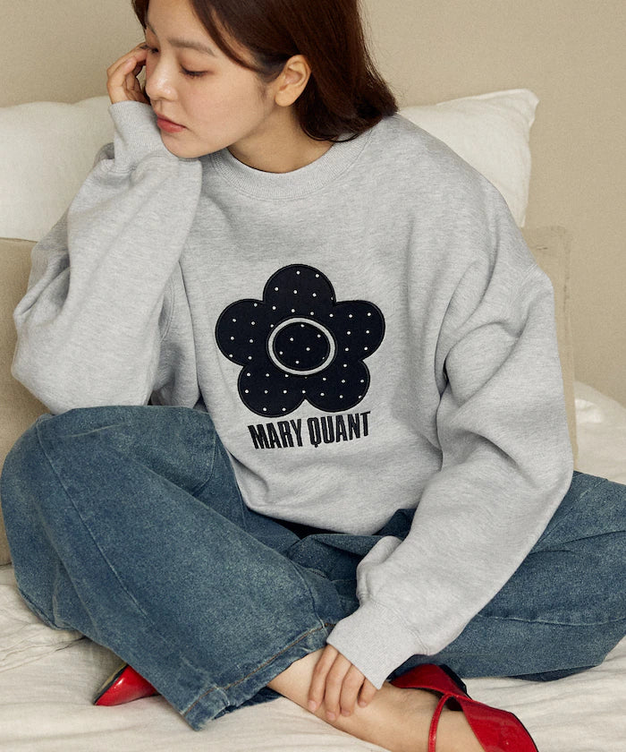 日本直送 Mary Quant 圓點雛菊Logo 衛衣【SJ040】