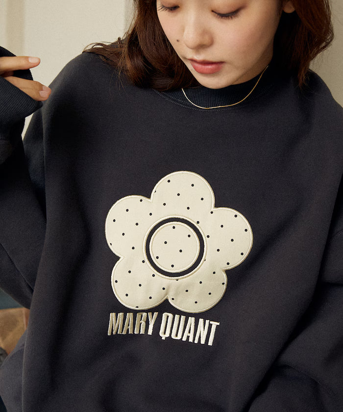 日本直送 Mary Quant 圓點雛菊Logo 衛衣【SJ040】