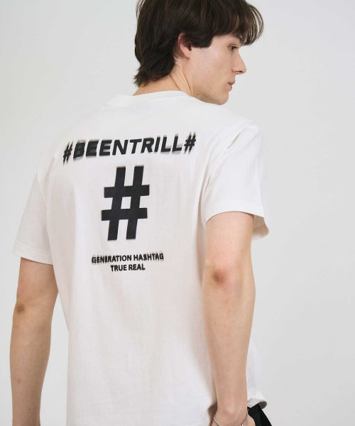 韓國 Beentrill Shake Hashtag Comfort Fit T-Shirt【BL017】
