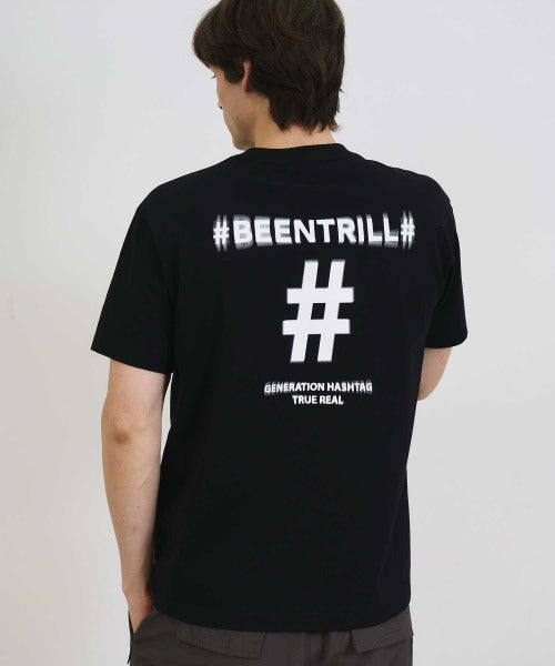 韓國 Beentrill Shake Hashtag Comfort Fit T-Shirt【BL017】