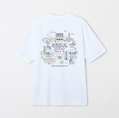 韓國 SPAO Seoul Tour Short Sleeve T-shirt【SP190】