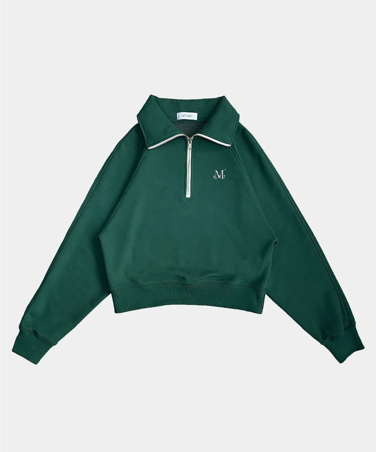 韓國 Mucent Womens Signature Half Zip-up Neck Mtm【MU167】